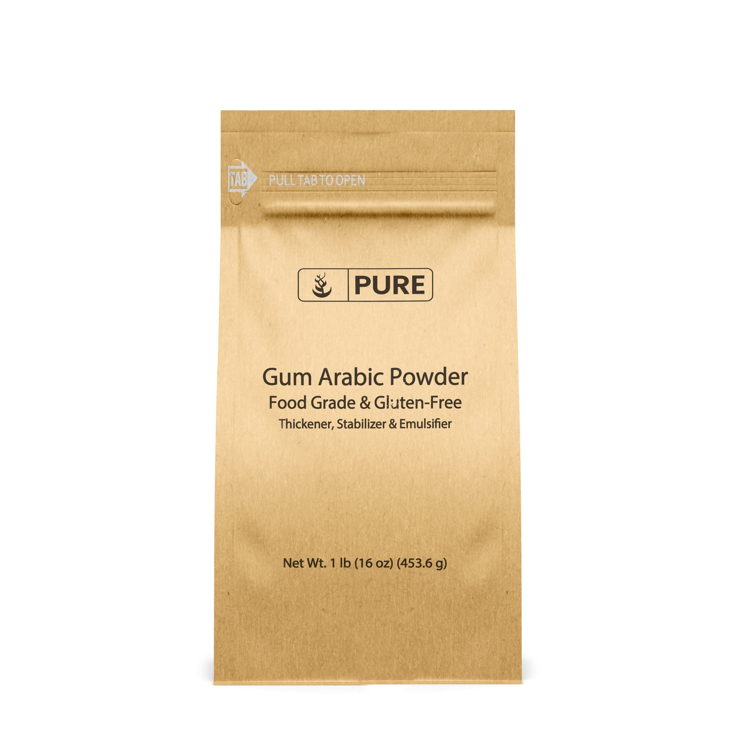 PURE ORIGINAL INGREDIENTS Gum Arabic (Acacia) Powder (1 lb) Essential Ingredient for DIY Watercolor Paints, Craft Cocktails, Royal Icing, Ice Cream