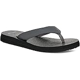 Sanuk Yoga Mat II | Flip Flops for Women | Yoga Sandals For Women | Women's Beach Sandals | Memory Foam Footbed, Charcoal, 6