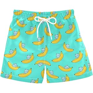 Gugusary Boy Swim Trunks Quick Dry Bathing Suit Swimsuit Beach Mesh Lining Shorts 3-14 Years