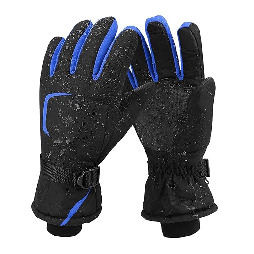 Ski Gloves Winter Warm Snow Gloves Waterproof Windproof Skiing Snowboarding Snowmobile Cold Weather Gloves For Men And Women