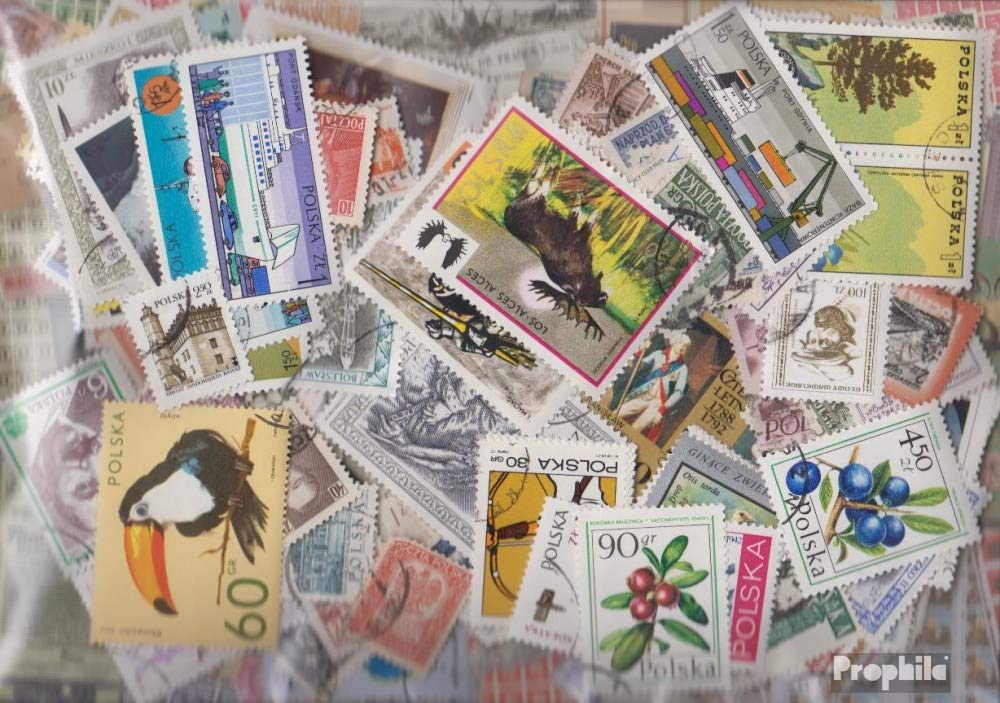 Prophila Collection Poland 300 various stamps (Stamps for collectors)