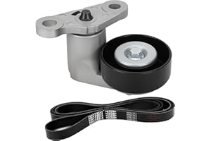 C-TZU 90K-38159 A/C Drive Belt Tensioner Kit Fit for Chevy Tahoe (2000-2008), GMC Yukon (2000-2008), Cadillac Escalade (2002-2008), Chevy Avalanche (2002-2008), Replaces 19311139, 38159, ACK040378HD