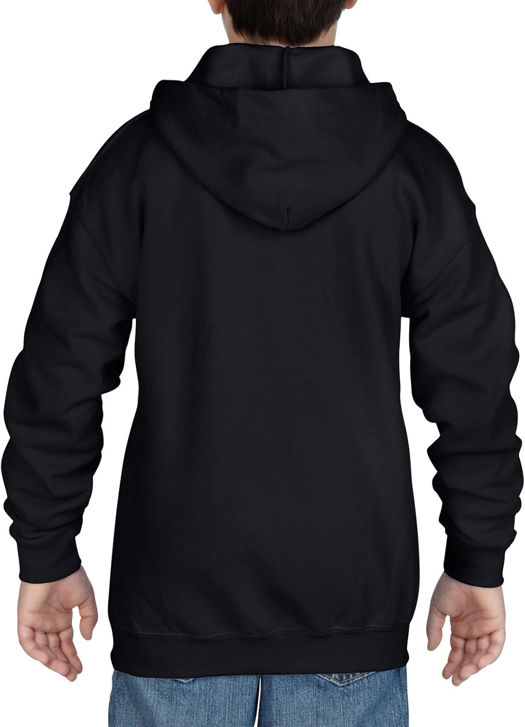 Gildan Kids' Full Zip Hooded Youth Sweatshirt: Clothing