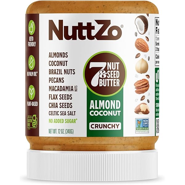 Amazon.com : NuttZo Organic Power Fuel 7 Nuts and Seeds Butter
