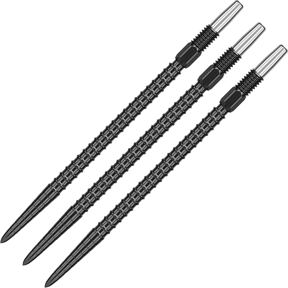 Target Darts Swiss Point Chrono 40mm 3 Pack Black - Stainless Steel Points