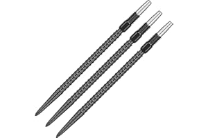 TARGET Darts Swiss Point Dart Points, Chrono (3 Pack Set of Tips) 26MM/30MM/35MM/40MM – Gold/Silver/Black | Change Dart Points, Swiss Storm Points, Professional Darts Accessories