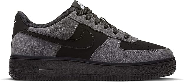 dark grey and black air force 1