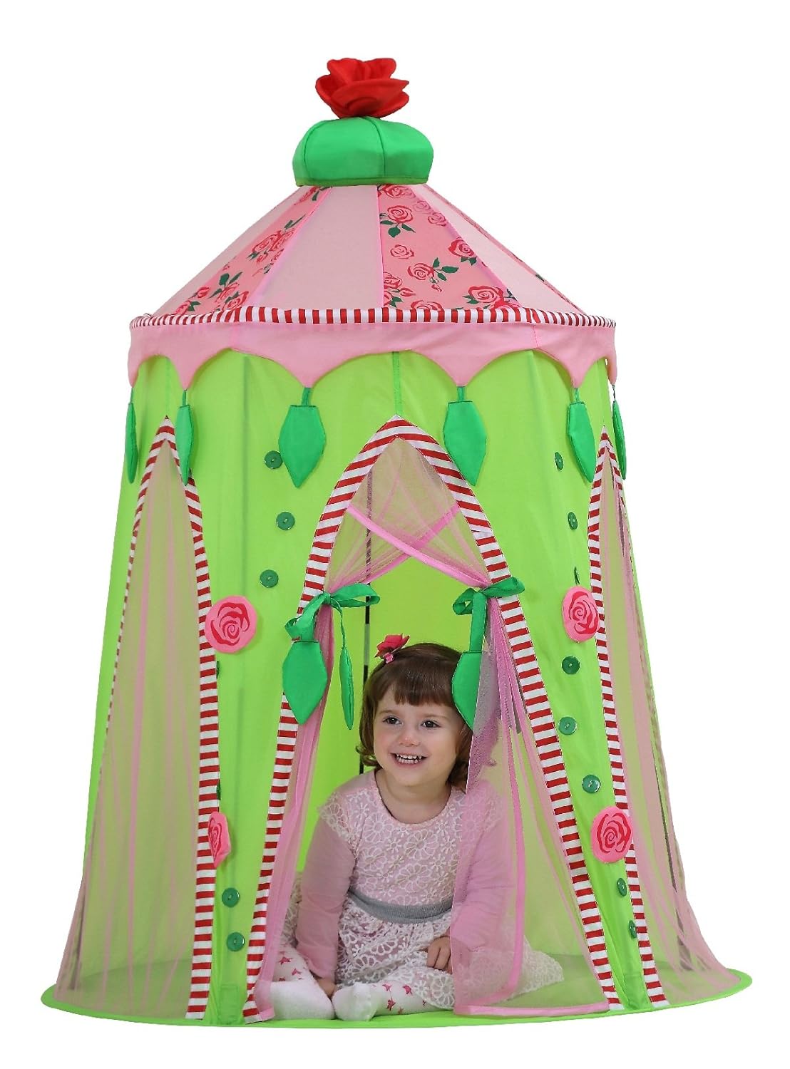 rose fairy pop up play tent