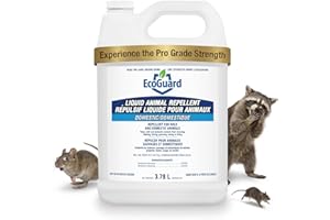 EcoGuard Home And Cottage Liquid Animal Repellent 3.78L | Bitter Anti Chew Spray with Bitrex, For Wild And Domestic Animals |
