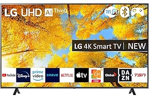 LG 43-Inch 4K Smart TV UQ7590 Series Alexa Built-in 43" (3840 x 2160),Bluetooth, Wi-Fi, USB, Ethernet, HDMI, AI-Powered 4K, C