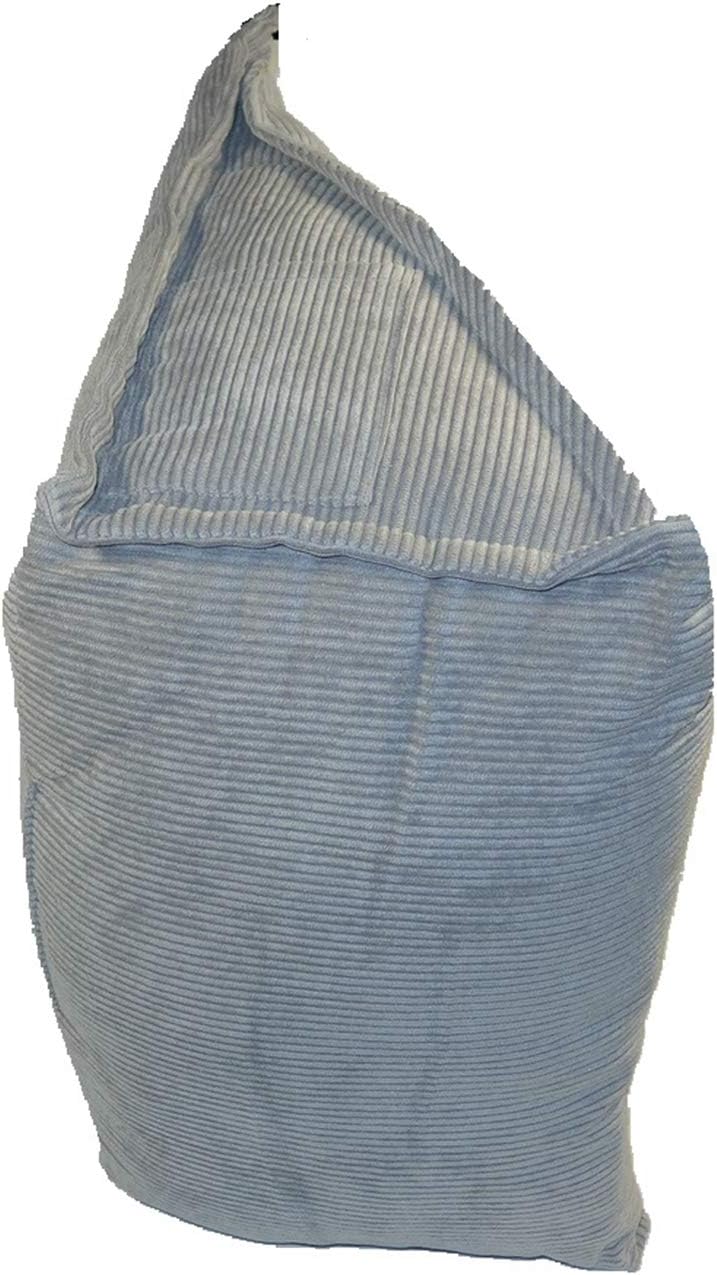 NVEOP Wedge Shaped Reading & Bed Rest Pillows, Soft Corduroy Triangle Cushion Pillow for Back Support and Comfort, Rest Reading Pillow Perfect for Reading/Watch TV,Grey: Home & Kitchen