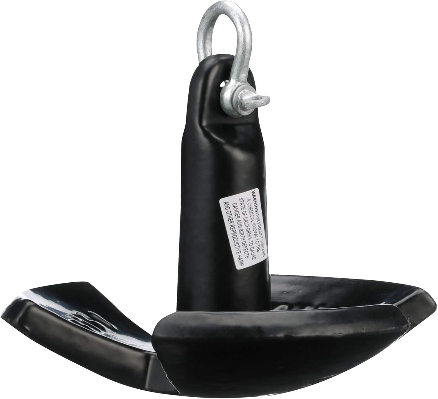 Seachoice 41510 River Anchor – Vinyl-Coated Cast Iron – with Large Rope Eye – Galv. Anchor Shackle – Black – 15 Pounds : Boating Anchors : Sports & Outdoors