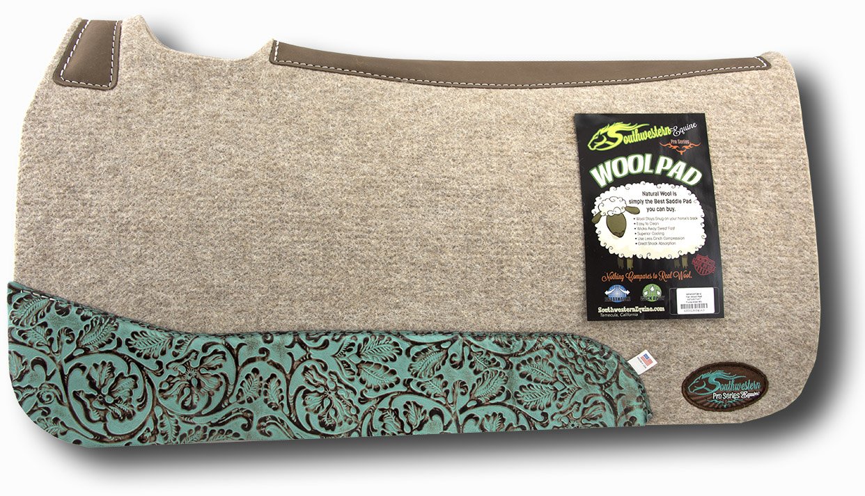 The Montana 100% Extra Fine Wool Saddle Pad by