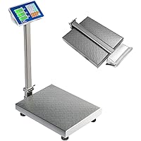 Giantex 660lbs Weight Computing Digital Scale Floor Platform Scale for Weighing Luggage Package Shipping Mailing Postal Scale