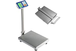 Giantex 660lbs Weight Computing Digital Scale Floor Platform Scale for Weighing Luggage Package Shipping Mailing Postal Scale