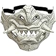 Beyond Collectibles Japanese Monster Hannya Mask Demon Oni Samurai Half Face Shield (Black), One size fit most…
