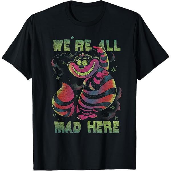 Amazon.com: Cheshire Cat shirt Alice in Wonderland Graphic T-Shirt