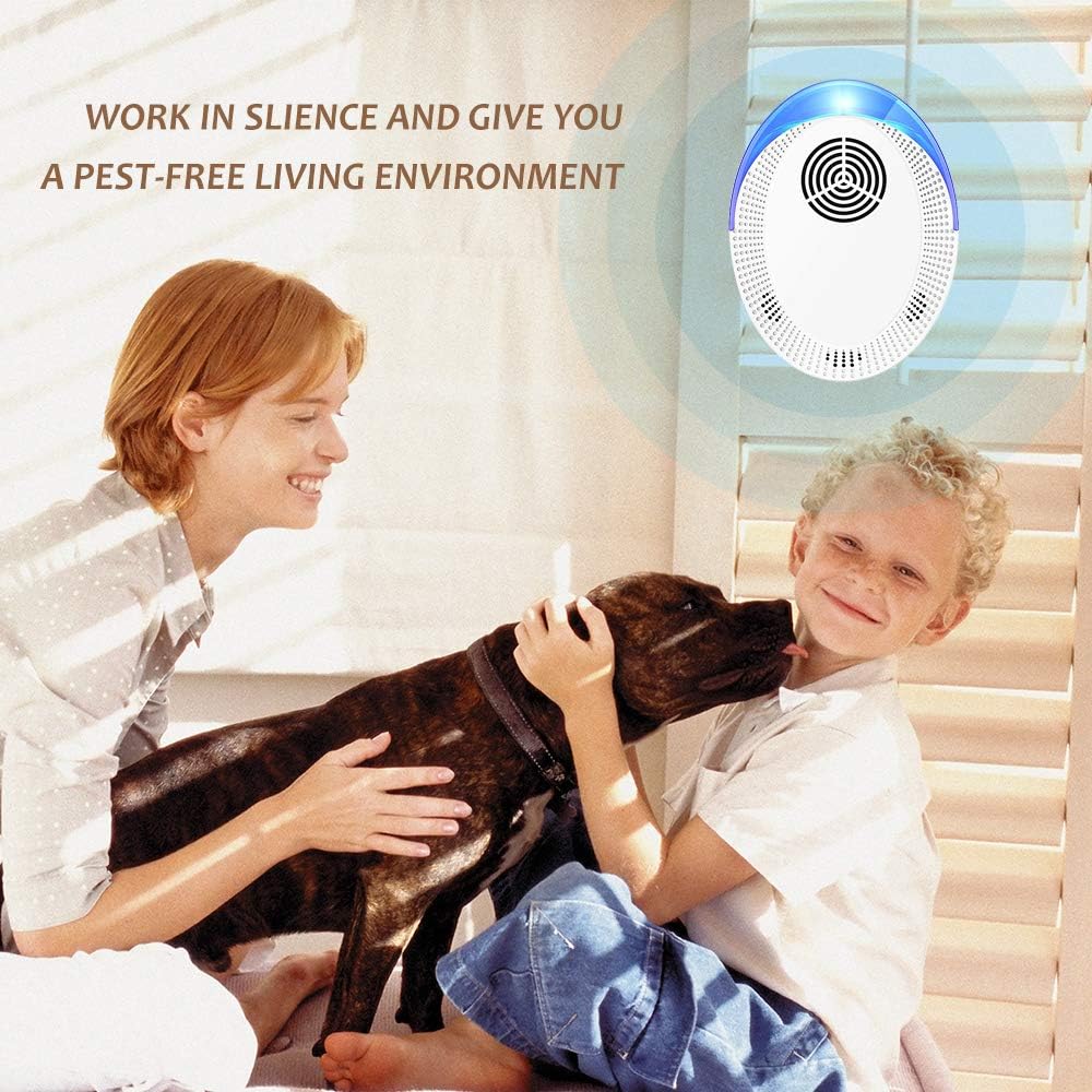 Ultrasonic Pest Repeller 6 Pack, Ultrasonic Pest Repellent, Indoor Pest Control Electronic Plug in, Insect Repellent for Home, Office, Kitchen, Warehouse, Hotel: Health & Personal Care