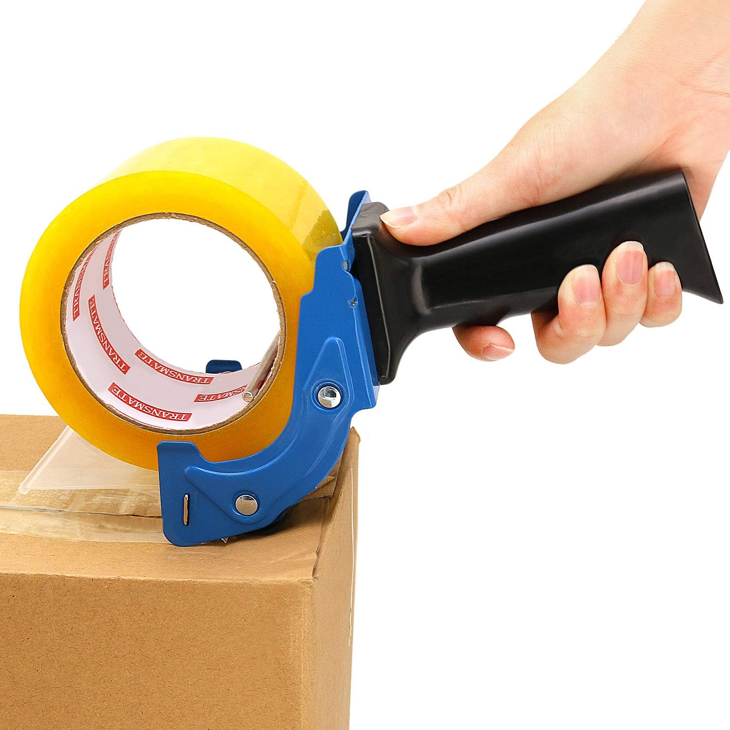 New Improved Design, Packaging Tape Dispenser with Quick Load Feature. Commercial Grade Tape Gun for Tapes Up to 3 Inch Wide. Industrial Durability. Perfect for Sealing Ship, Move, Storage Boxes. (1) : Office Products