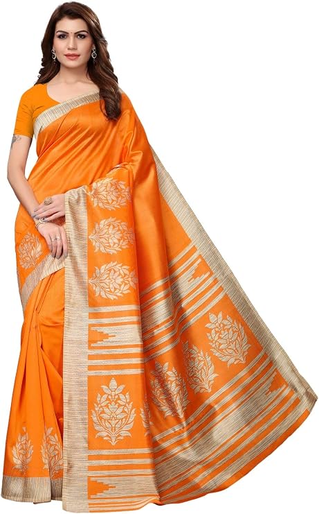Camicetta Sari In Seta Banarasi Con Ricamo Zari Oro - Abito Festa Donna