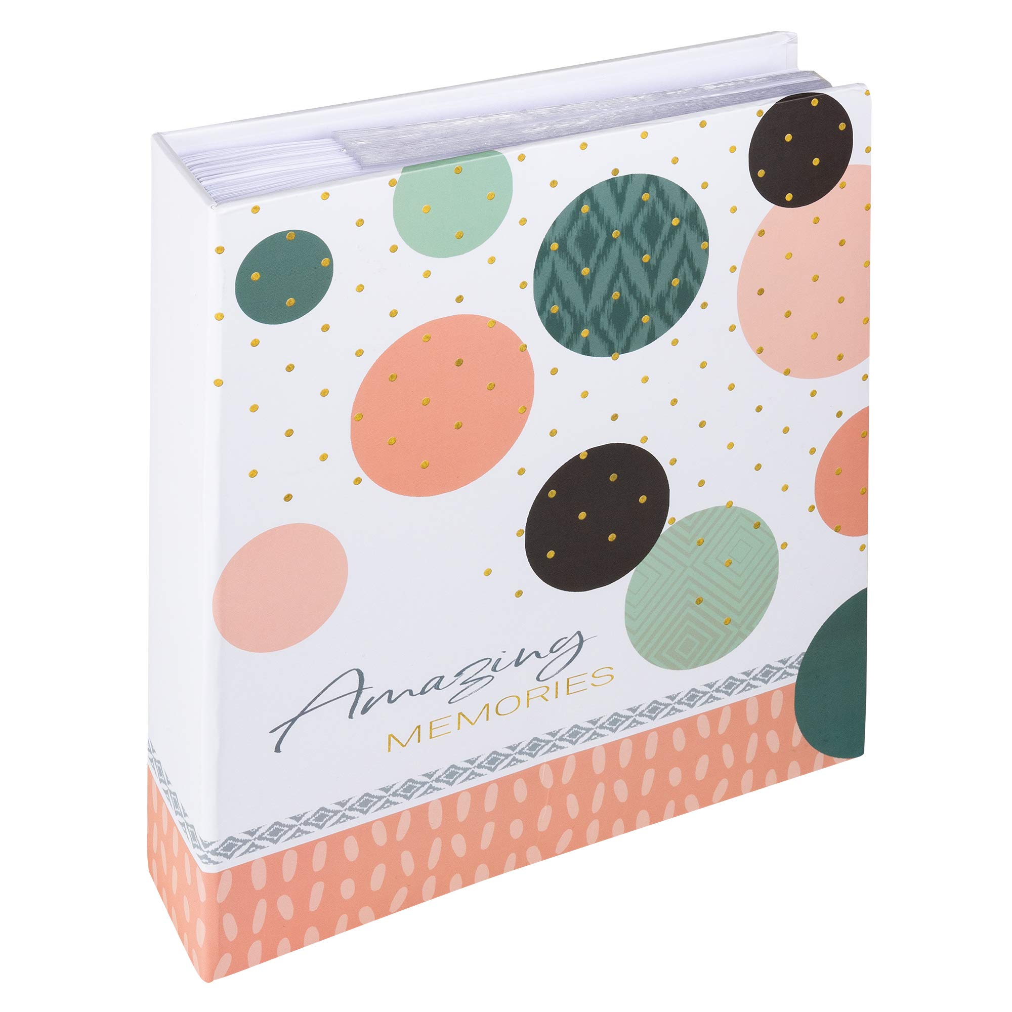 walther design Photo Album Salmon Pink 200 Photos 13 x 18 cm Memo Album Amazing Memories ME-487-R