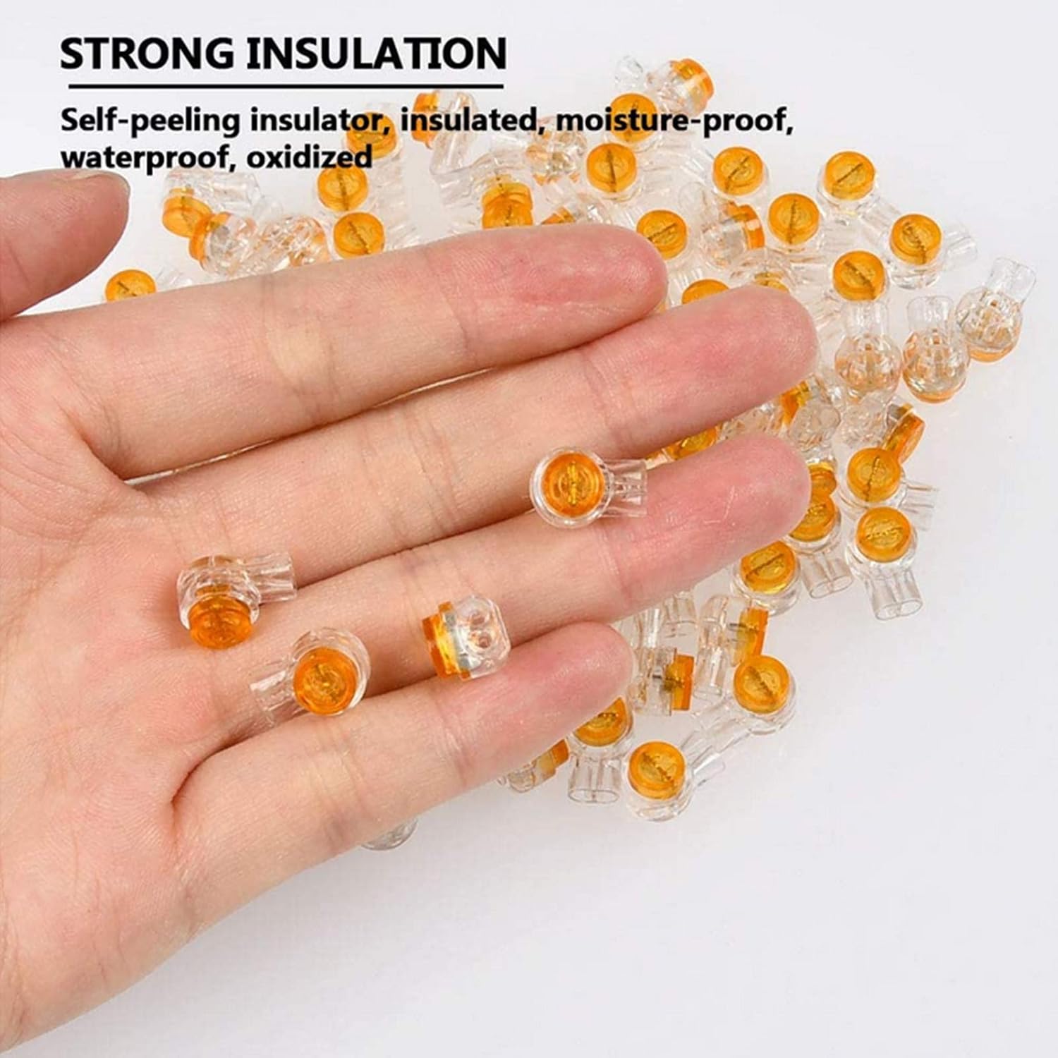 Gsyamh Uy Connector Clear Button Cable Terminals Connector Button ...