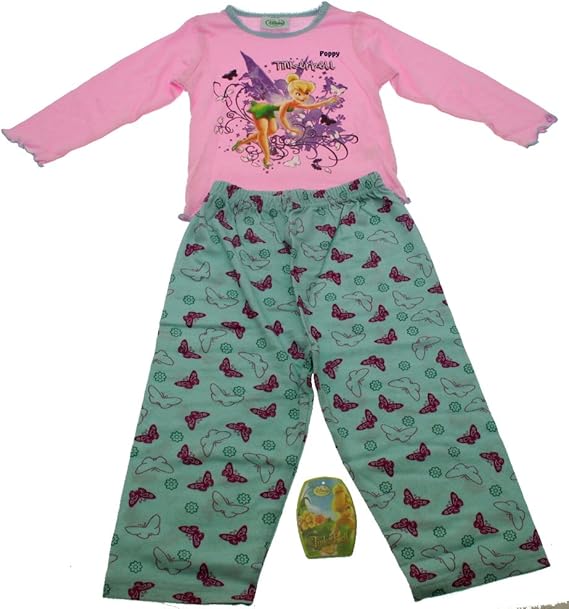 Disney Fairies 'Tinkerbell' Personalised Girls Pyjama's (18/24 Months