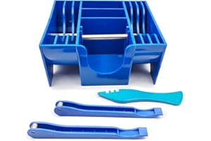 ARTKINGTO Copper Foil Hand Foiler and Foil Dispenser Kits (Dispenser Blue)