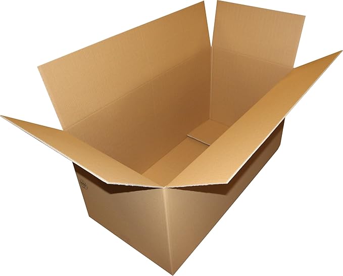 2 Stück Faltkartons 1200x600x600 mm Umzugskartons 2.40 BC 2 wellig stabil Versandschachtel 120x60x60 cm DHL Kiste Post Versan