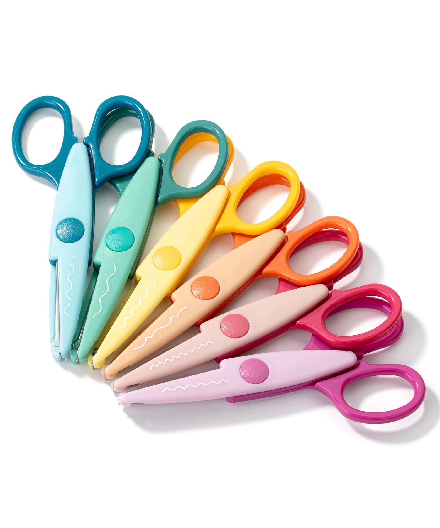 Photo 1 of Mr. Pen Craft Scissors - Decorative Edge, 6 Pack, Zig Zag, Scrapbooking, Fancy, Pattern, Design