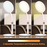 Trayvespace SAD Lamp 10000 Lux UV-Free Light Therapy 3 Colors 9 Brightness view 6