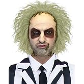Ruina Mens Green Wig for Scary Halloween Costume Cute Soft Wavy Wigs R057 | Wig for Party Cosplay Halloween