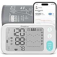 Checkme Blood Pressure Monitor for Home Use include Pregnant Women & Diabetics, Bluetooth Blood Pressure Machine, Dual Displa