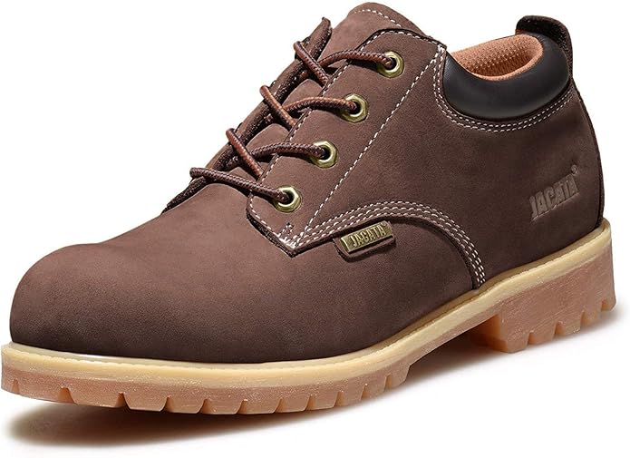 Jacata Men's 3 Inch HD Work Boot or Casual Nubuck Boot with Scothguard