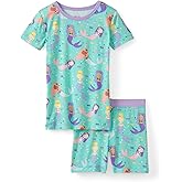 Little Sleepies Pajama Set w/Short Sleeve Shirt & Shorts, Viscose from Bamboo Toddler Pajamas, Girl & Boys Pajamas for Kids