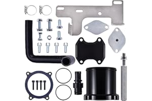 Evil ENERGY EGR Delete Kit, EGR Cooler Throttle Valve Delete Kit Compatible with 2010-2014 6.7L
