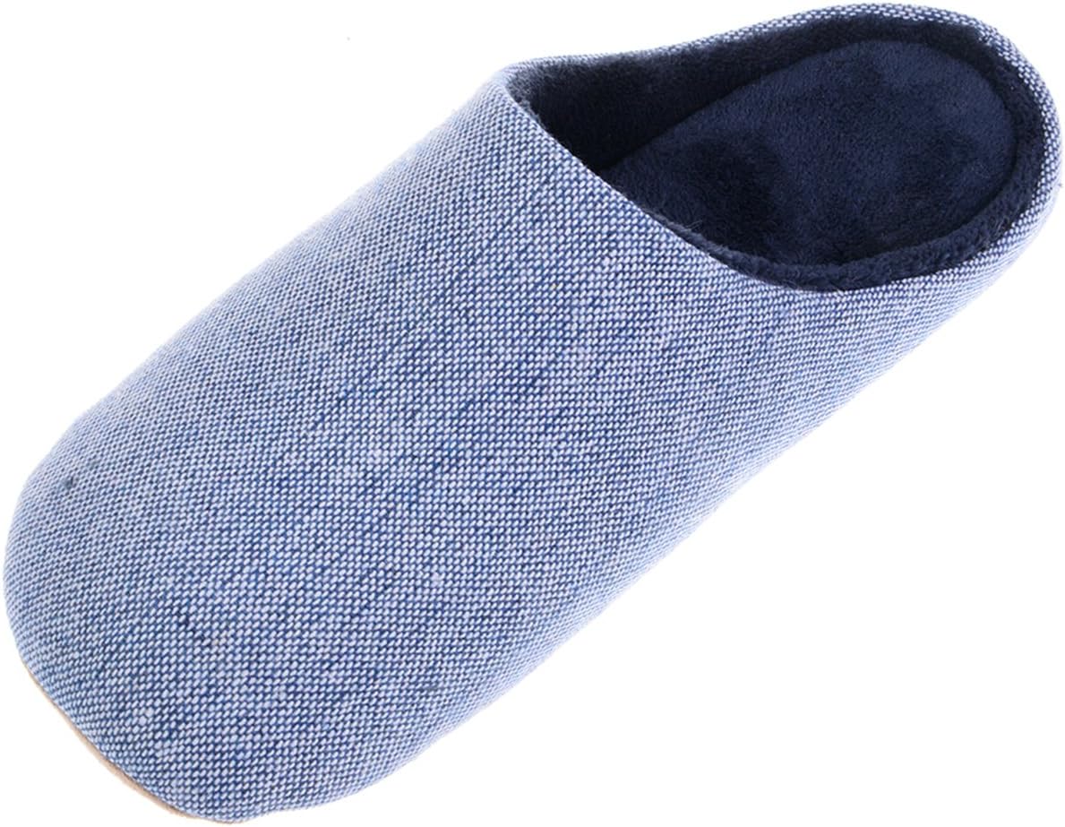 Bronze Times(TM House Slippers,Unisex Coral Fleece Memmory Foam Indoor Footwear