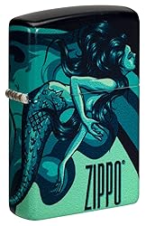 Zippo Mermaid Design 540 Color Pocket Lighter