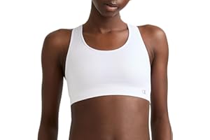 Champion Women's Sports Bra, Infinity Racerback, Moderate Support, Seamless Sports Bra for Women