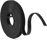 URAQT Fastening Tape Hook and Loop Cable Ties 10mm x 5m Reusable