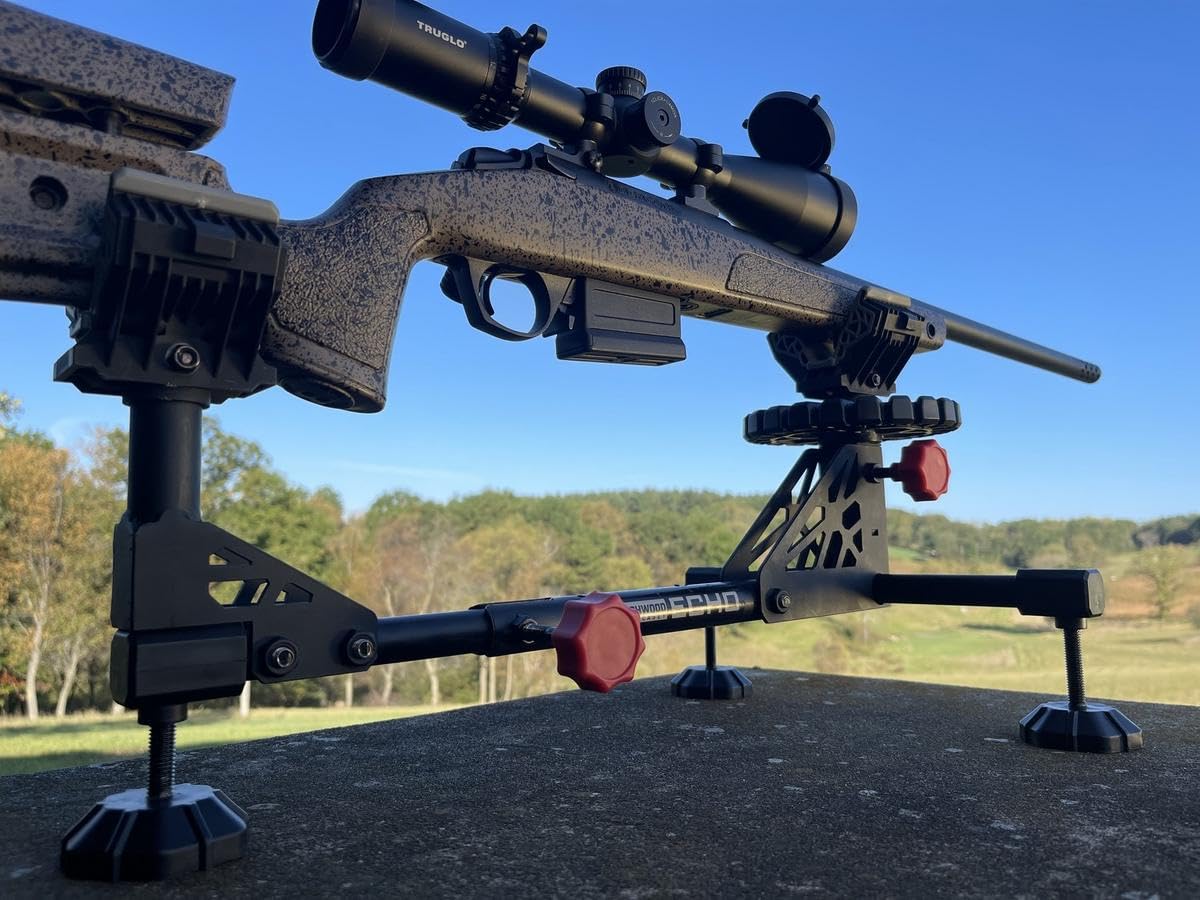 BIRCHWOOD CASEY Echo Durable Adjustable Rifle Shooting Rest with Steel Frame Design & Non-slip Rubber Stock Rest - view 4