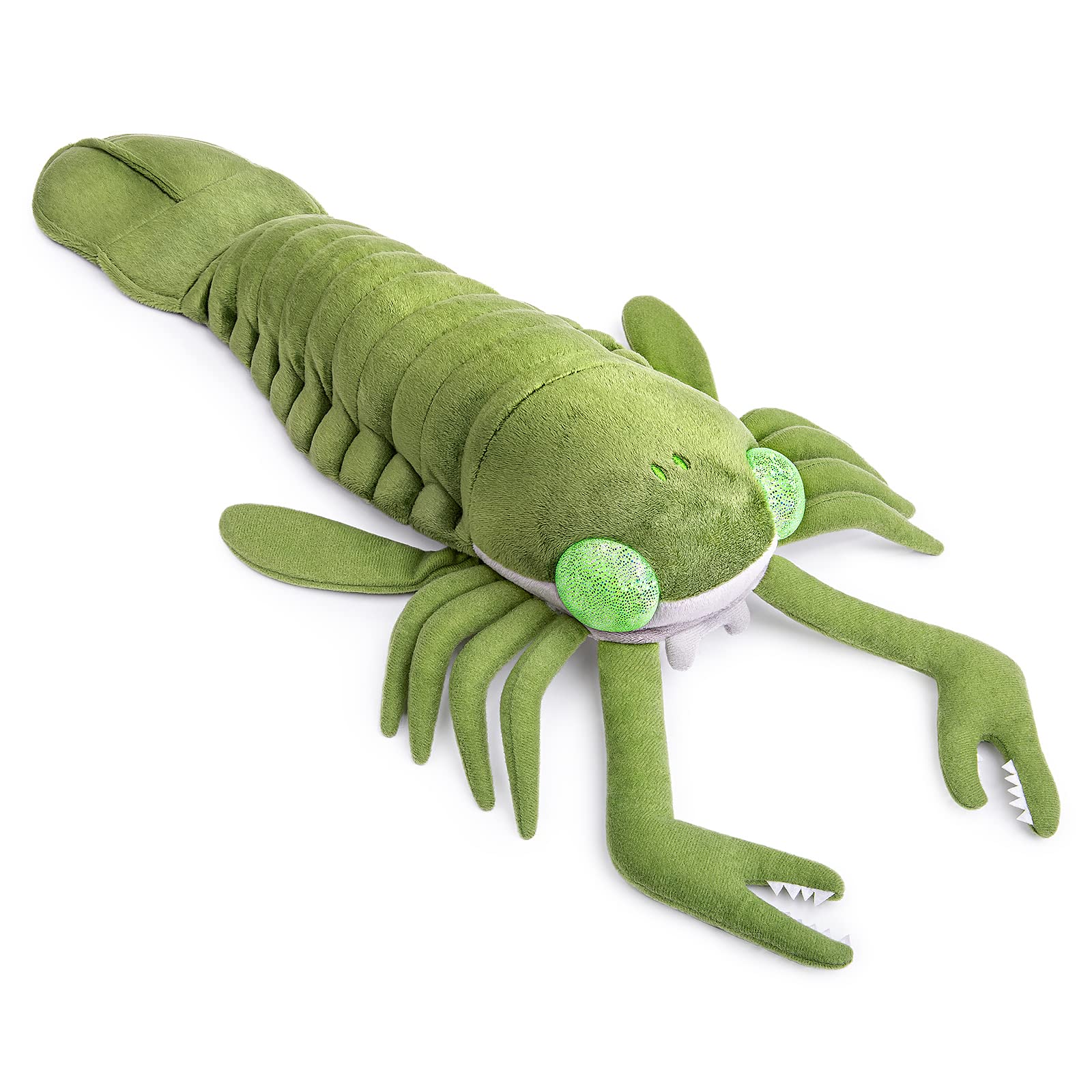 lilizzhoumax Simulation Cambrian Ancient Organism Eurypteroid Plush Toy 42cm/16” Realistic Stuffed Animal Wild Cambrian Ancient Organism Eurypteroid Sea Creature Plush Toy Gift for Kids — image 1