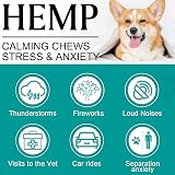 IFUDOIT Dog Calming Treats 150 Count Hemp Melatonin for Dogs Anxiety view 3