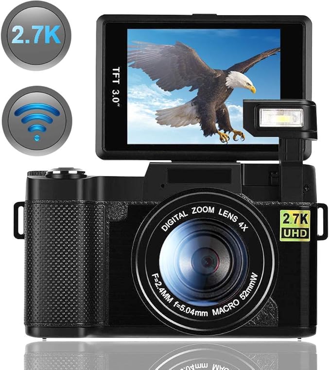 Digital Camera Camera with WiFi 2.7K 24.0MP Ultra HD Amazon.co.uk