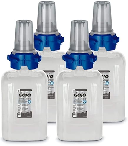 GOJO ADX-7 Push-Style Dispenser, Chrome/Black, for 685 mL GOJO ADX