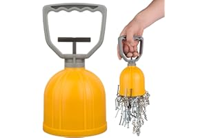 MUTUACTOR Strong Magnetic Bulk Parts Lifter,Quick Release Magnetic Pick-up Tool,Powerful Material Handling Magnet for Transferring and Picking Up Nails Screws Nuts and Small Metal Objects
