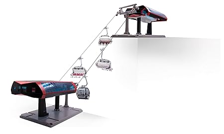 Jaegerndorfer jaegerndorferjc84491 Elektrische Materialseilbahn Spielzeug Fahrzeug