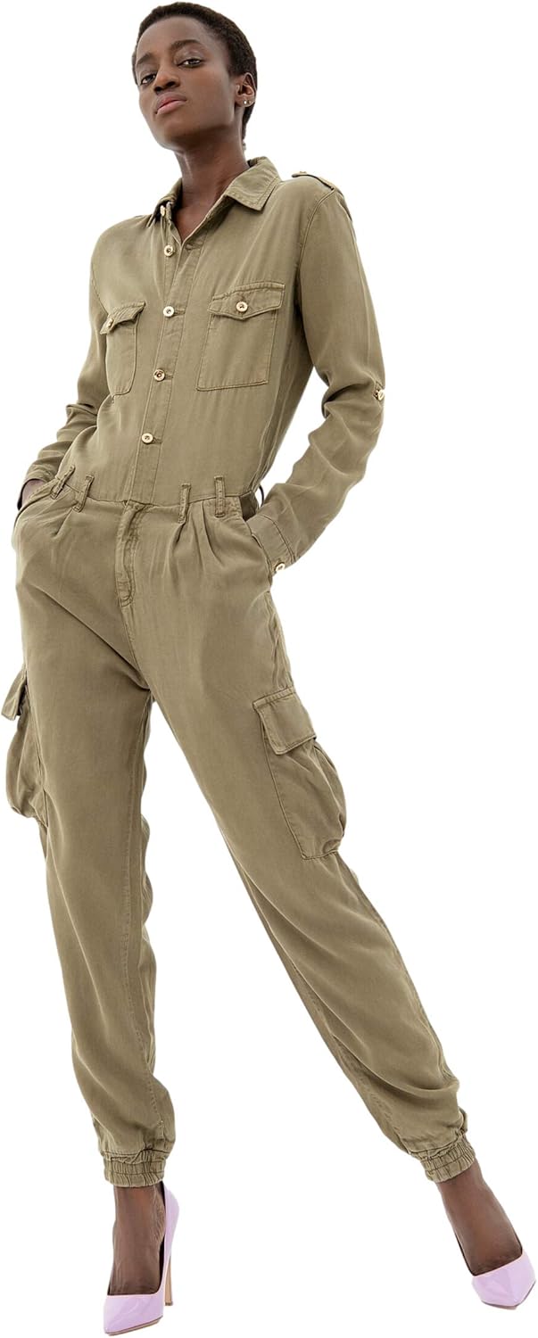 Tuta tipo Cargo con cintura da donna modello FR21SO2005W41501