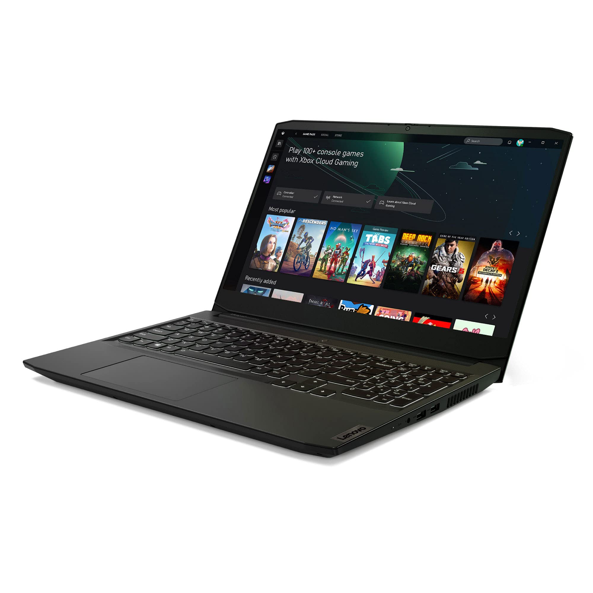 Laptop Lenovo IdeaPad Gaming 3 15, pantalla FHD de 15,6, AMD Ryzen 5 5600H, NVIDIA GeForce GTX 1650, 8 GB de RAM, 256 GB de almacenamiento, Windows 10H