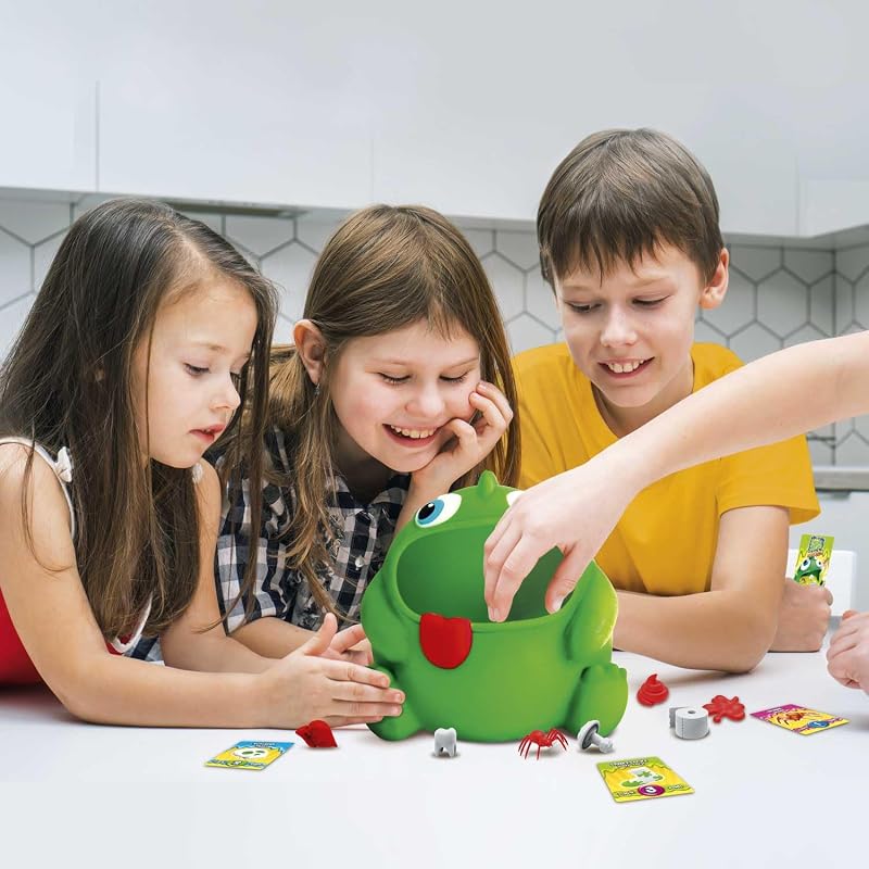 Craze magic slime monster card game para crianças a partir de 3 anos, 2 jogadores ou mais, jogos rápidos de 15 minutos, instruções em espanhol e português